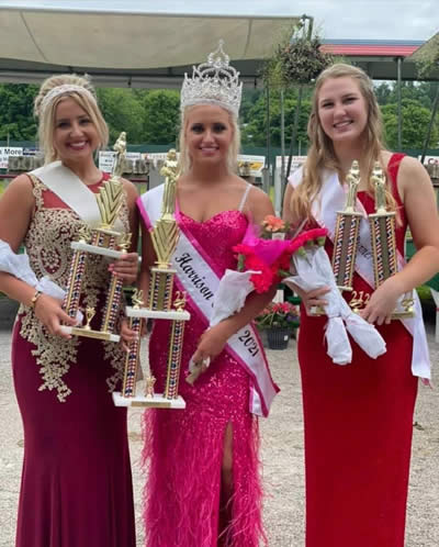 2021 Harrison County Fair Queen's Court
